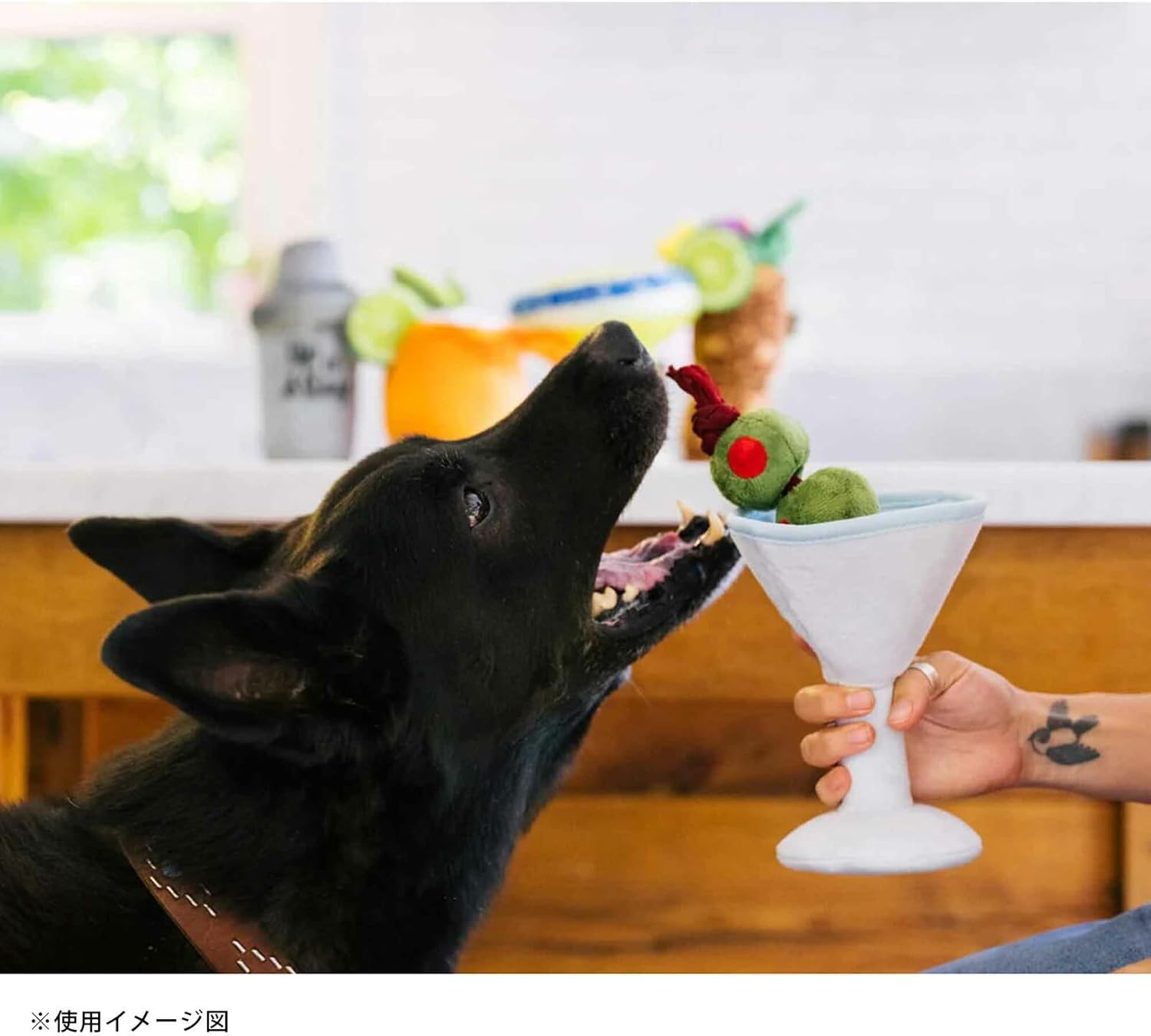 Play Dog Toy Barktender Martini image number 2