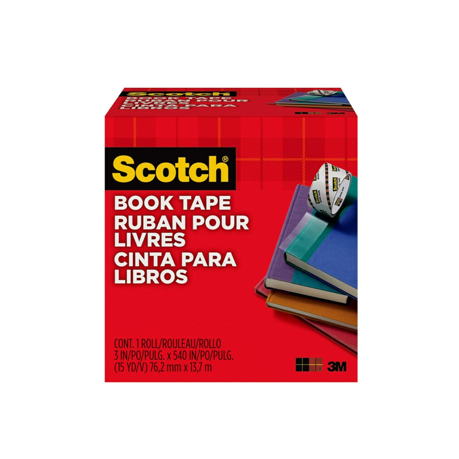 Scotch&reg; Book Tape 845, 76.2Mm X 13.7M - FF084574 image number 4