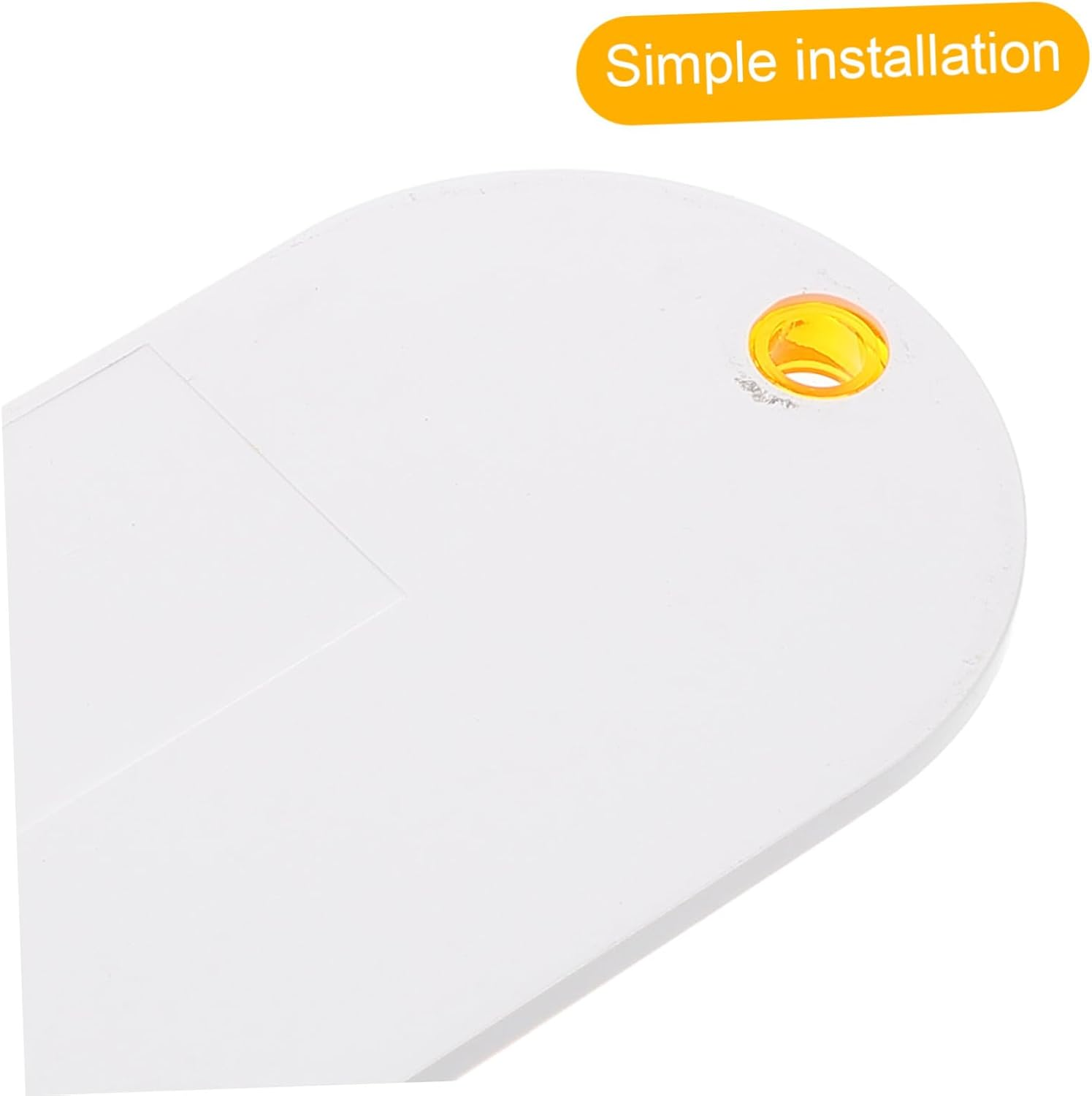 10Pcs Amber Trailer Reflectors Reflective Driveway Markers High Visibility Fence and Mailbox Reflectors for Car, Trailer, and Boat Safety image number 3