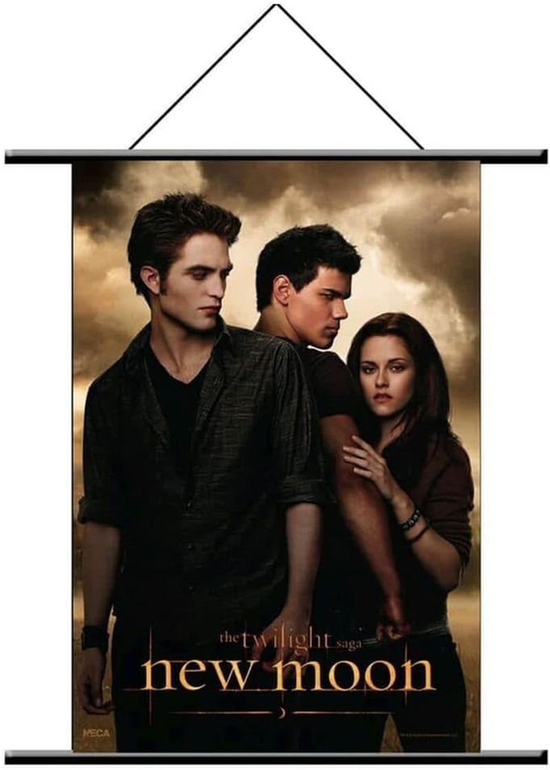 NECA the Twilight Saga: New Moon - Love Triangle Wall Scroll, 22-Inch X 32-Inch Size