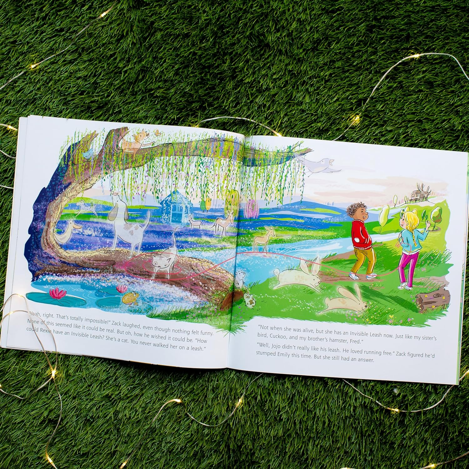 The Invisible Leash: a Story Celebrating Love after the Loss of a Pet: 3 image number 3