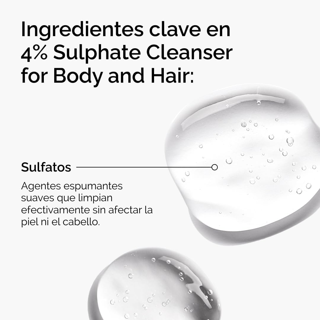 The Ordinary Sulphate 4% Cleanser for Body and Hair 240 Ml image number 5