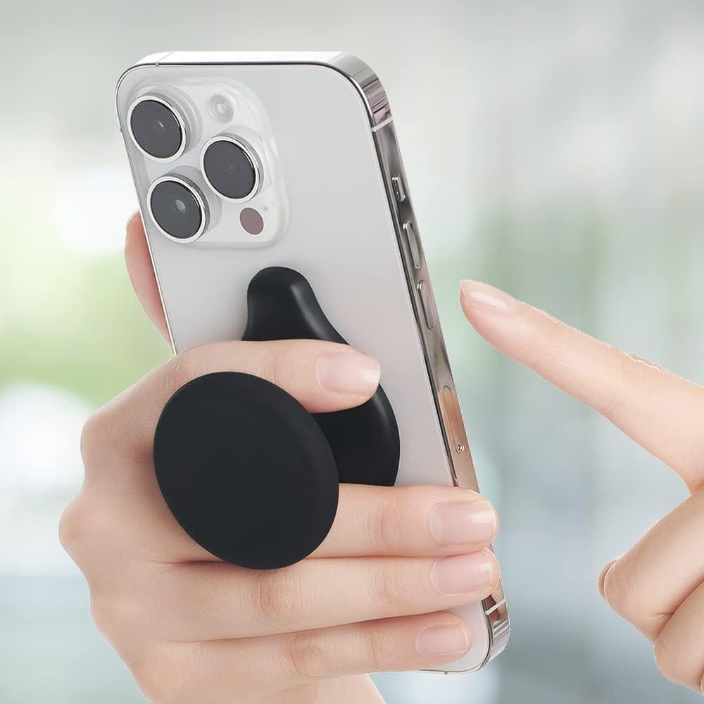 A-Type Phone Grip Stand, Sinjimoru 2 in 1 Grip as Cute Phone Stand for Iphone & Samsung Galaxy, Finger Grip Kickstand for Google Sony Motorola Huawei Asus. Sinji Mount Mini Tok Yellow image number 4