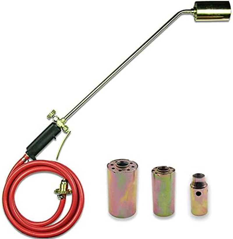 Weed Torch Burner Kit Shrub Weed Grass Killer Butane Gas Garden Tool Nozzle Hose image number 2