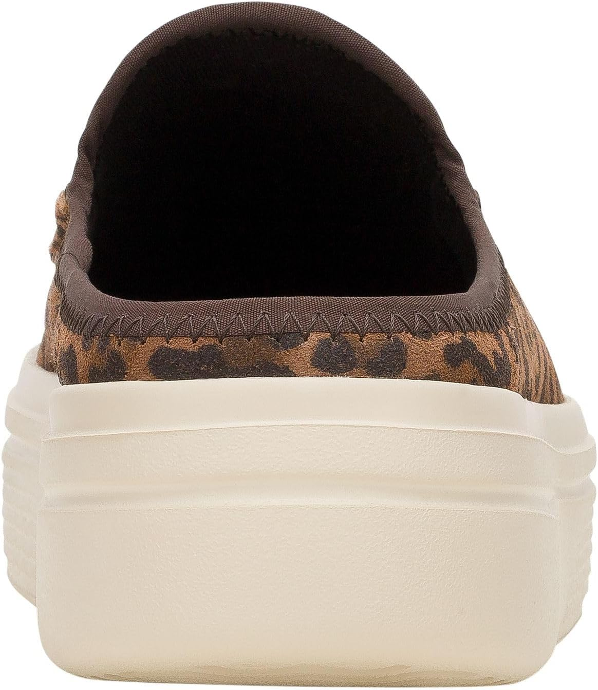 Hey Dude Women'S Austin Lift Classic | Women'S Shoes | Women Slip-On Loafers | Comfortable & Light-Weight, Brown Leopard, 8 image number 6