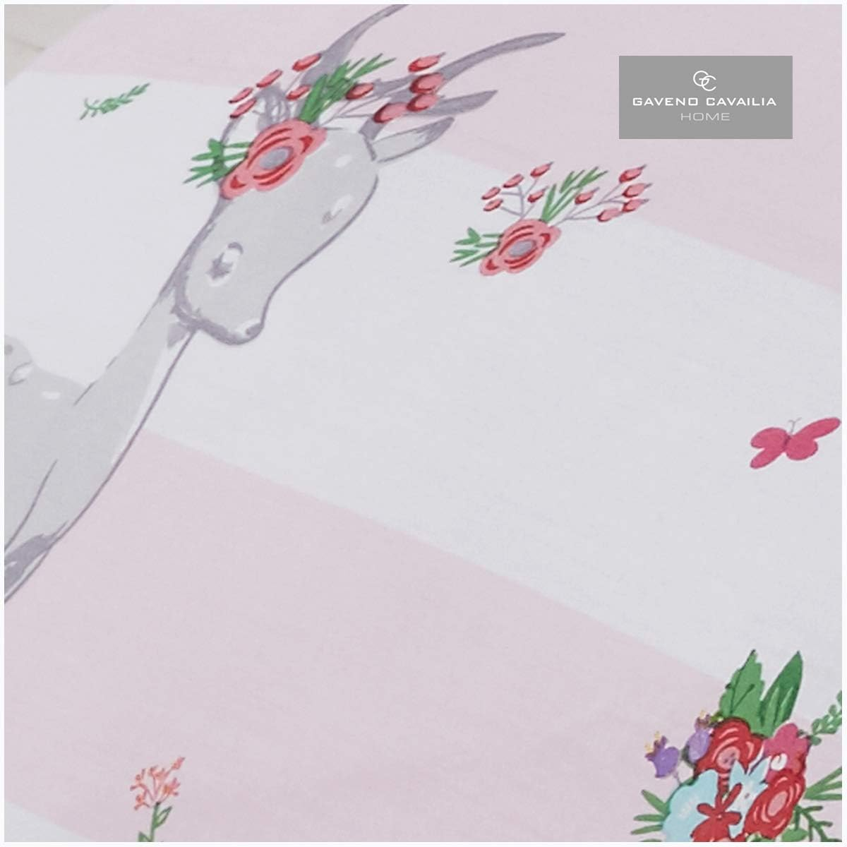 Gaveno Cavailia Children Character Bedding, 2 Piece Printed Reversible Bedlinen Easy Care Bedset, Oh Deer-Multi-Ds, 1 Quilt Cover and 1 Matching Pillow Case image number 6
