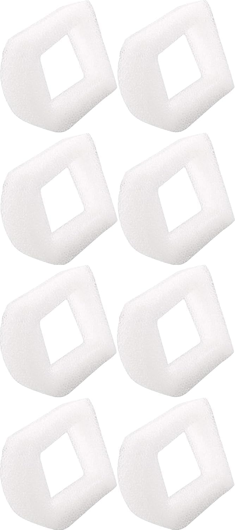 Cyclingcolors 8X Cat Drinking Fountain, Sponge Foam Filter, White Cat Fountain, Pet Fountain, Water Fountain, Foam