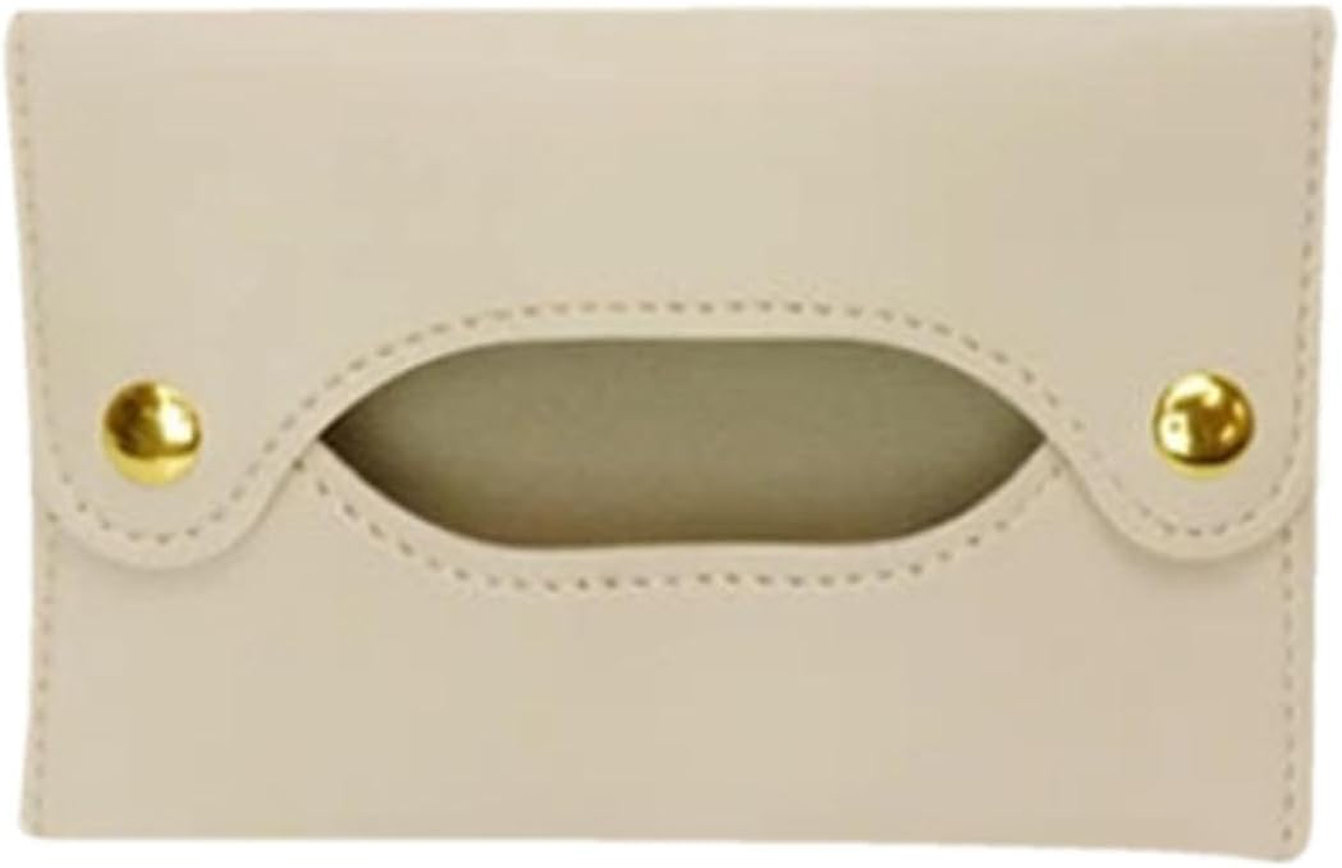 Travel Tissue Pocket Holder Bag - Pocket Tissue Holder | Travel Pouch Wipe | Pocket Paper Towel Cover | Napkin Bag Organizer| Paper Towel Pu Leather Case | Paper Box Bag | Wipe Storage Bag