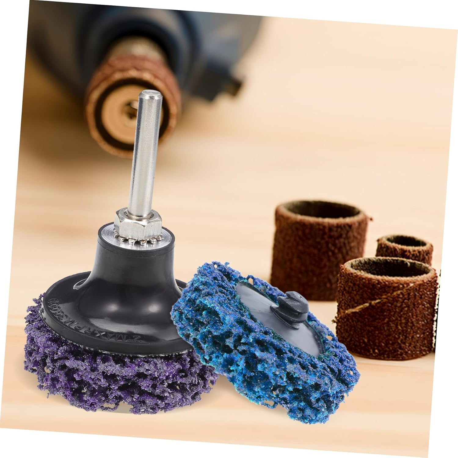 Angoily Strip Discs Grinding Wheels Paint Stripping Tool Stripping Wheel for Angle Grinder Automotive Paint Strip Discs Abrasive Grinding Accessories image number 3