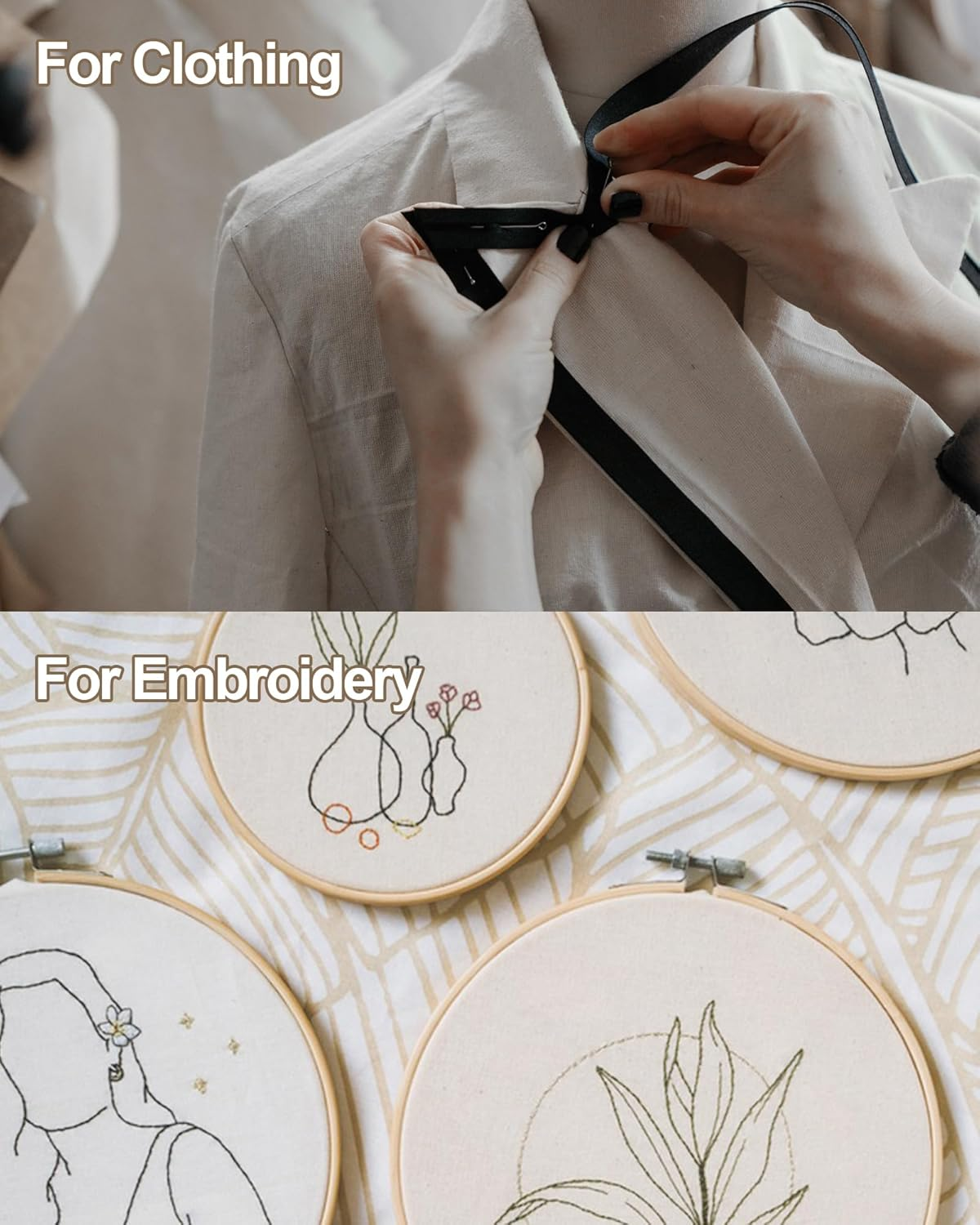 HOTGODEN Medium Weight 100% Cotton Muslin Fabric: 63 Inch X 2,5,10 Yards Unbleached Muslin Linen Fabric Material for Sewing Material Apparel Cloth image number 1