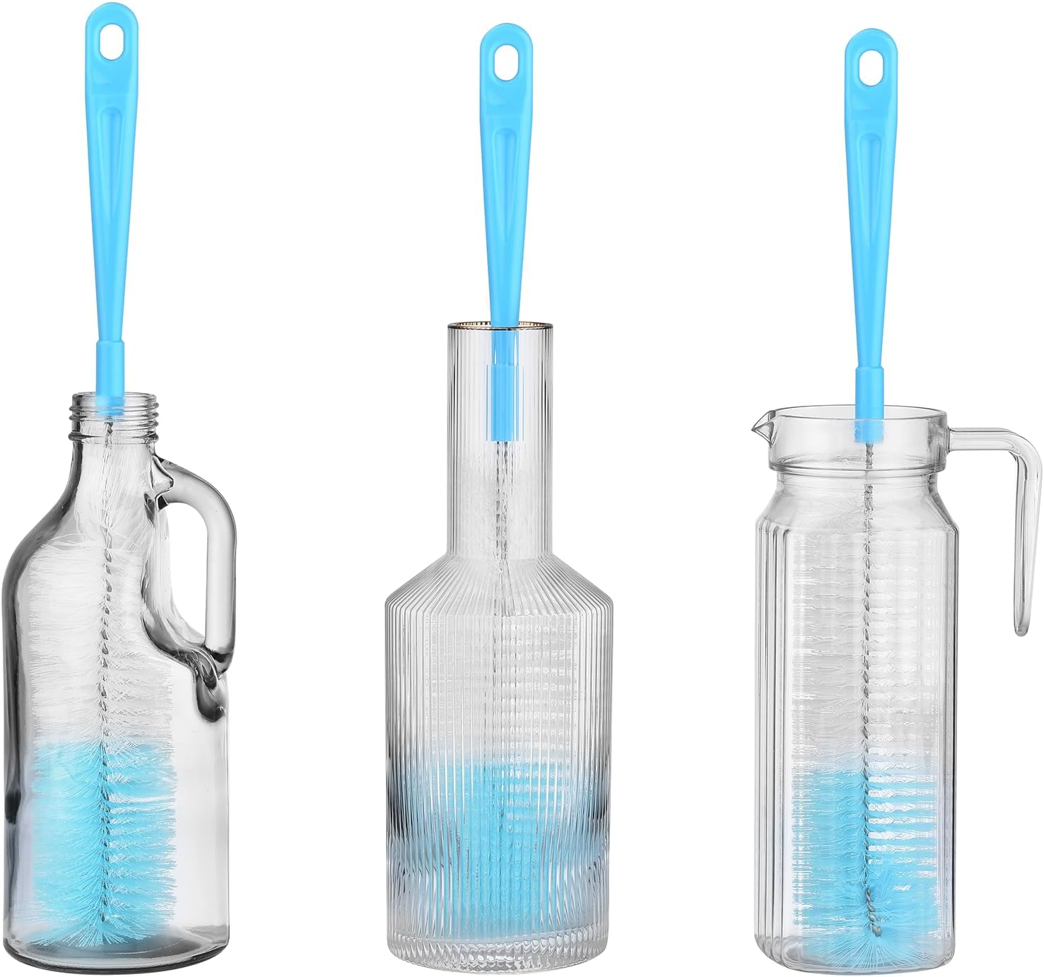 ALINK 17In Extra Long Bottle Cleaning Brush Cleaner for Washing Narrow Neck Beer/Wine/Thermos, Brewing Bottles, Hummingbird Feeder