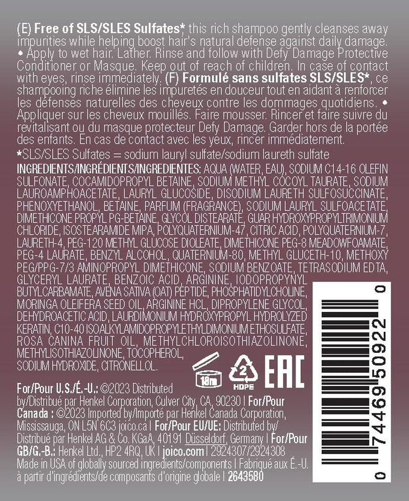 Joico Defy Damage Protective Shampoo 50Ml image number 4