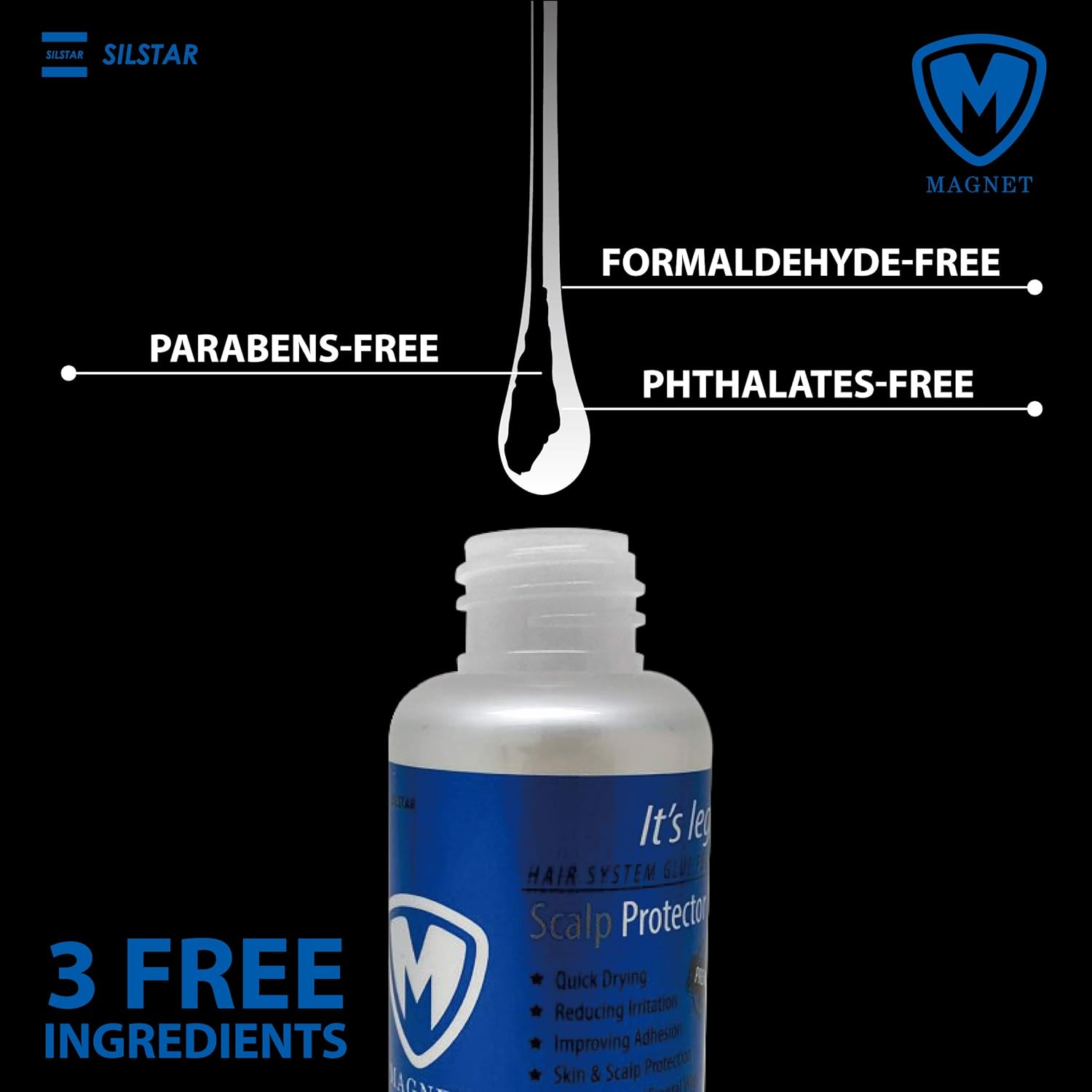 MAGNET WIG SCALP PROTECTOR PRIMER 60Ml_2.03Oz - SCALP PROTECTING SPRAY for ALL SKIN TYPES/HELPS CLEANS DIRT/PROTECTS SKIN from ADHESSIVE/PROTECTS SKIN from IRRITATION image number 3