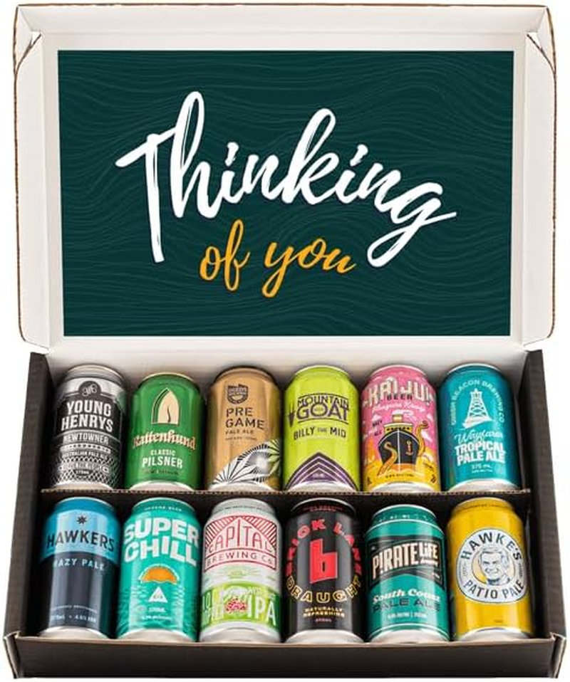 BEER CARTEL Thinking of You Dozen - 12 Pack of Amazing Beers - Perfect Sympathy Present - Specially Themed and Designed Thinking of You Box image number 4
