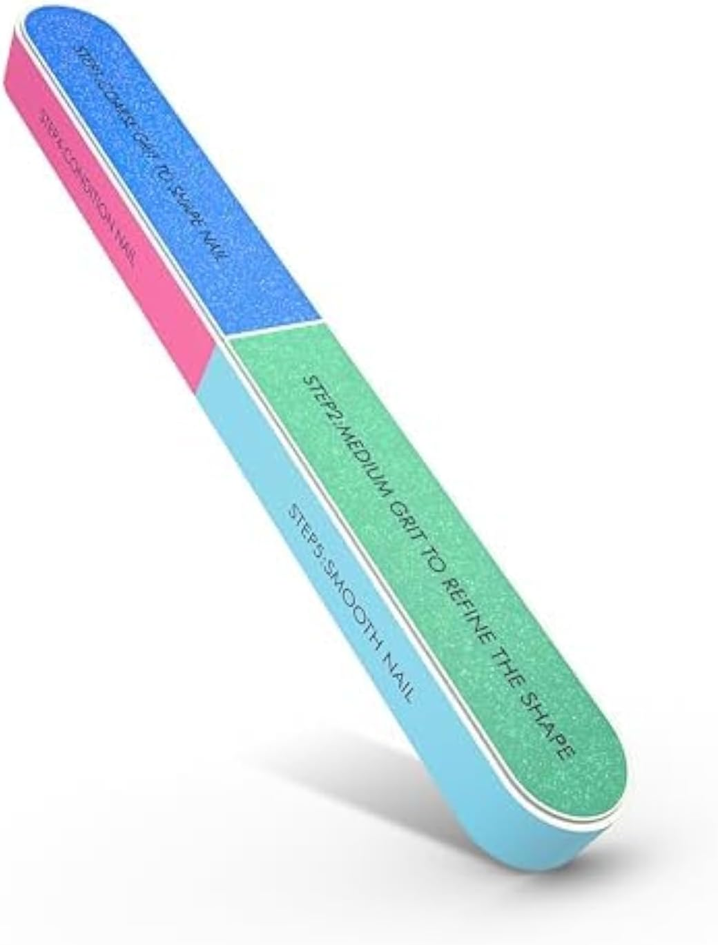 7 Way Nail Buffer Block for Natural Nails Shine Smoother Upgraded Buffing Block Seven Steps Polisher Fingernail Files Buffer 150/320/600/1200/4000 Grit for Shinning Buff Nails image number 4