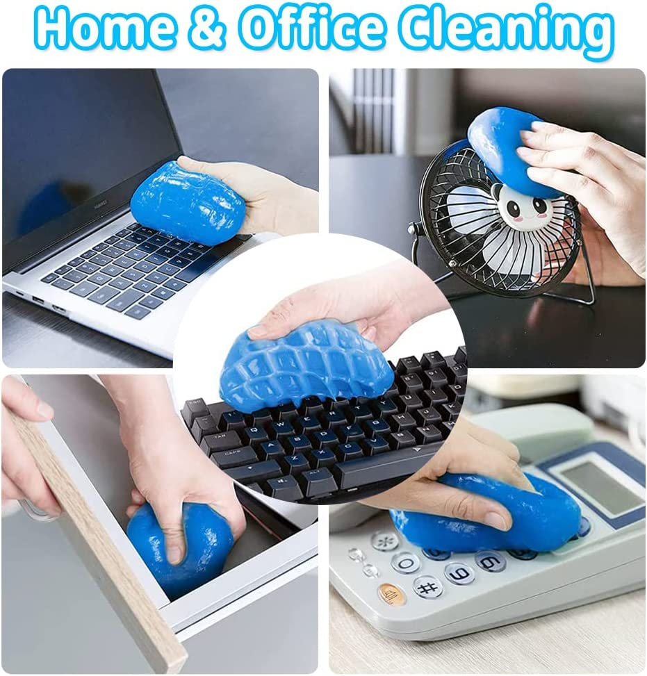 Cleaning Gel for Car，Universal Car Cleaning Kit Detailing Automotive Dust Car Crevice Cleaner Auto Air Vent Ausgear Interior Detail Removal Cleaning Keyboard Cleaner for Car Vents,Pc,Laptops, Cameras image number 2