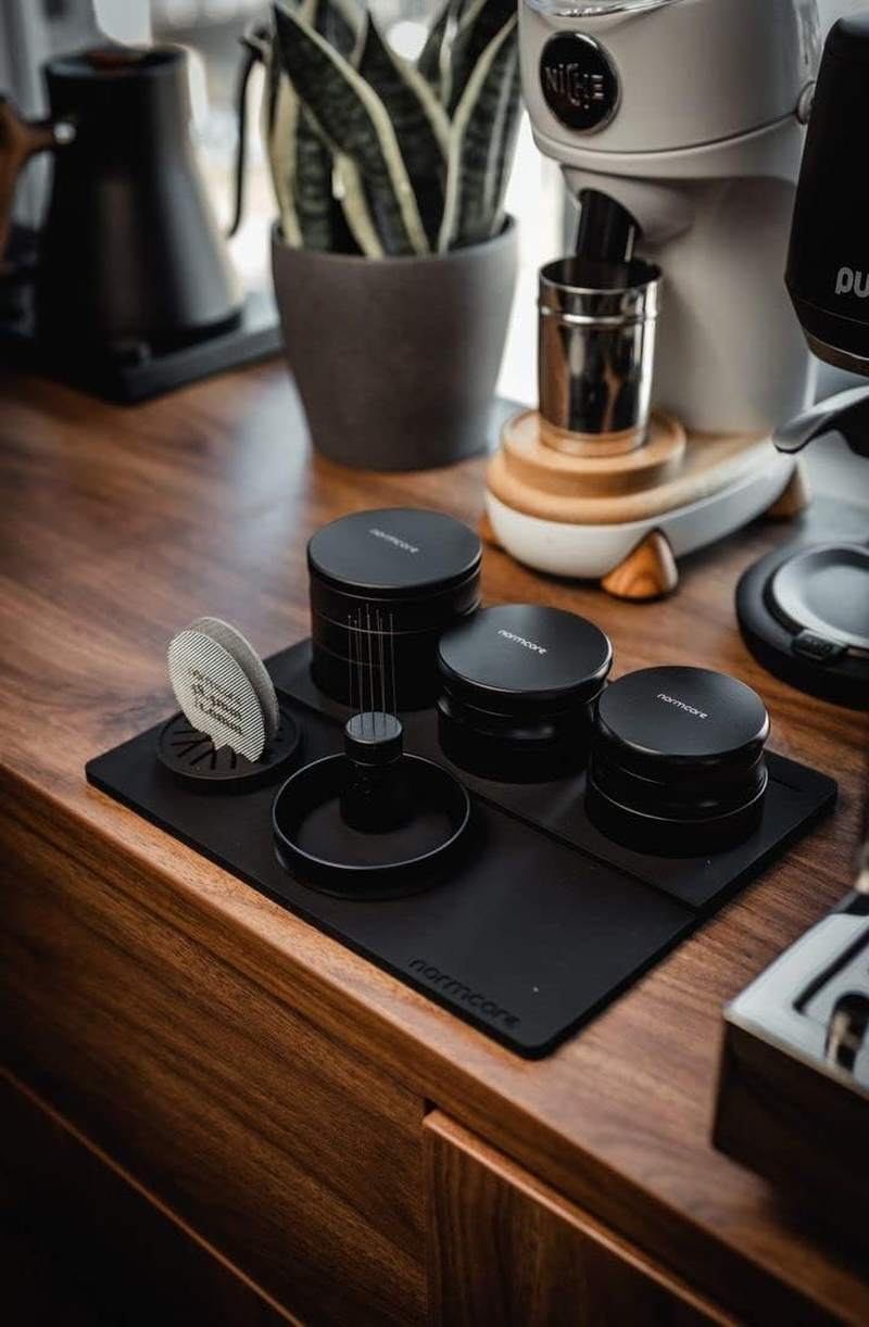 Normcore Tamper Mat V2, Tamping Mat Made of Premium Silicone, Tamper Station, Non-Slip, Coffee Mashing Mat, Espresso Tamper Mat for Portafilter, Tamper Tray image number 5