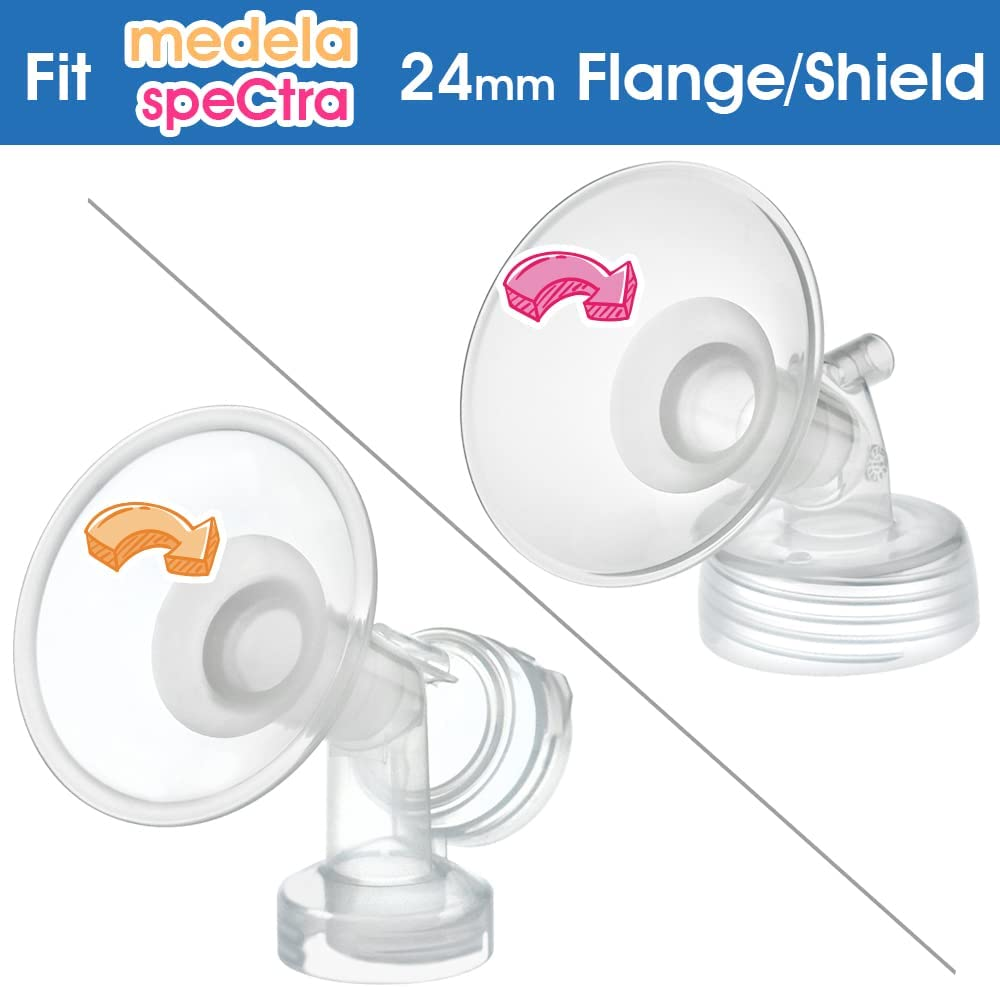 Maymom Flange Inserts 19 Mm for Freemie 25 Mm Collection Cup. 2Pc/Each image number 3