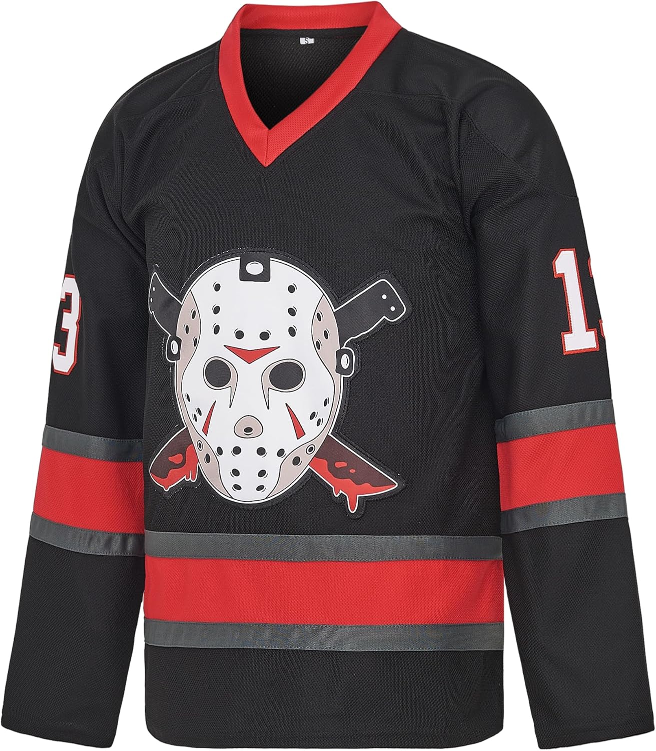 Men'S Voorhees 13 Jason Friday Movie Ice Hockey Jersey Halloween Stitched