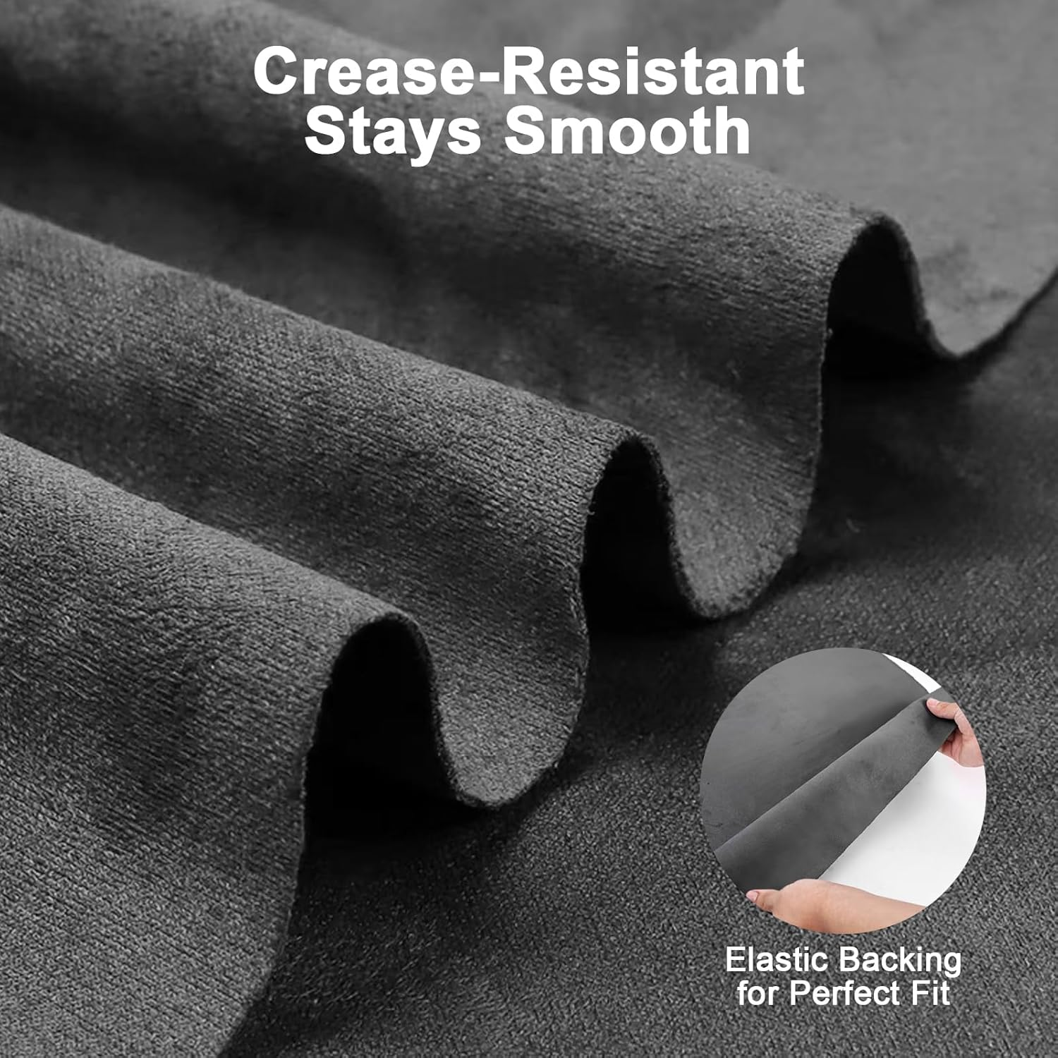 Premium Grey Suede Fabric Wrap - 17X70 Inch Suede Wrap for Car Interior - Self-Adhesive Microfiber and Synthetic Leather, Stretchable Interior Film for Car and Home Decor image number 6