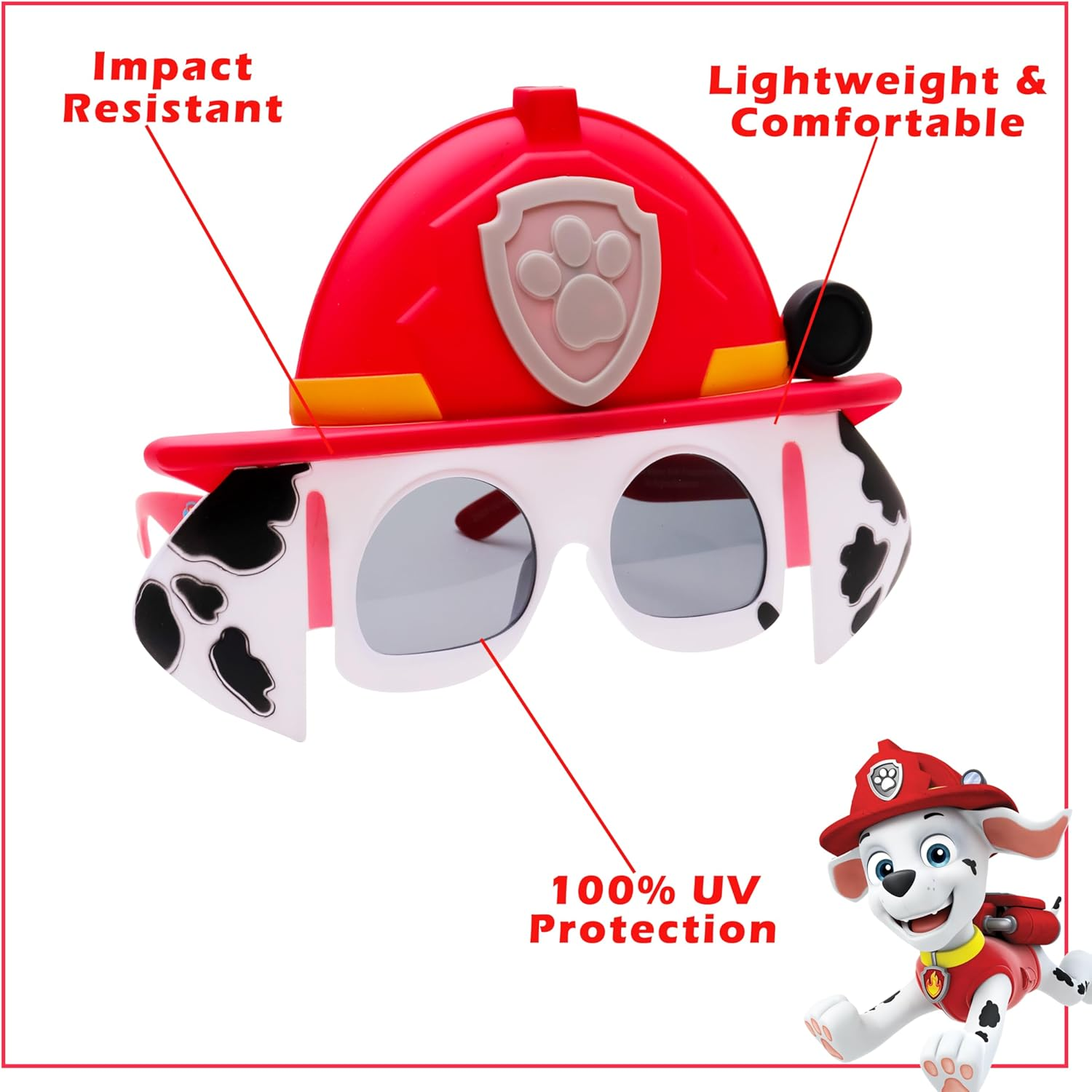 Sun Staches Paw Patrol Marshall Big Characters Eye Mask image number 1