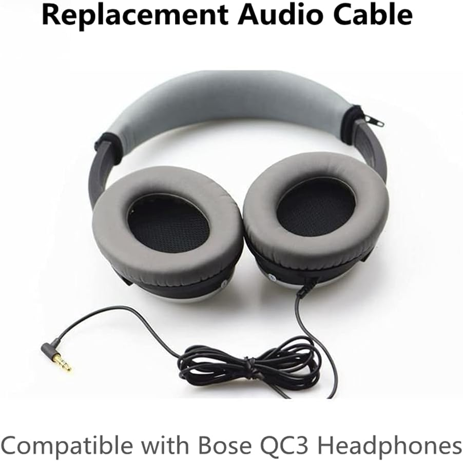 Audio Cable for Bose Quietcomfort 3 QC3 Headphones Accessories image number 3