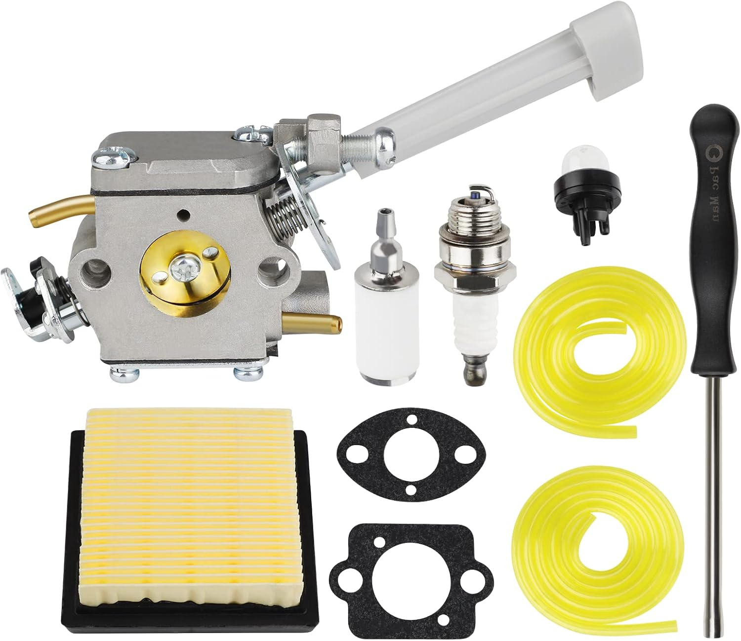 308054079 Carburetor for Ryobi BP42 Carburetor RY08420 RY08420A BP42 Backpack Blower Engine with BP 42 Air Filter Parts image number 3