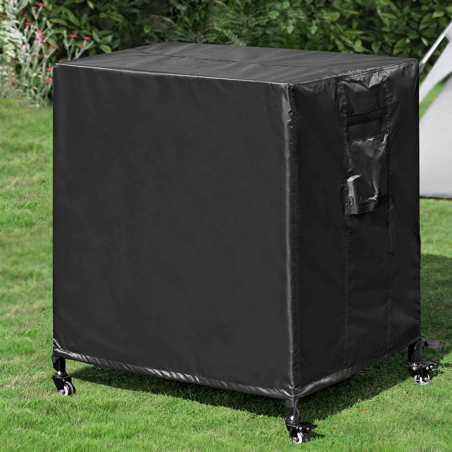 Outdoor Grill Cart Cover - Waterproof Pizza Oven Stand - Heavy Duty Food Prep Cart Table Cover