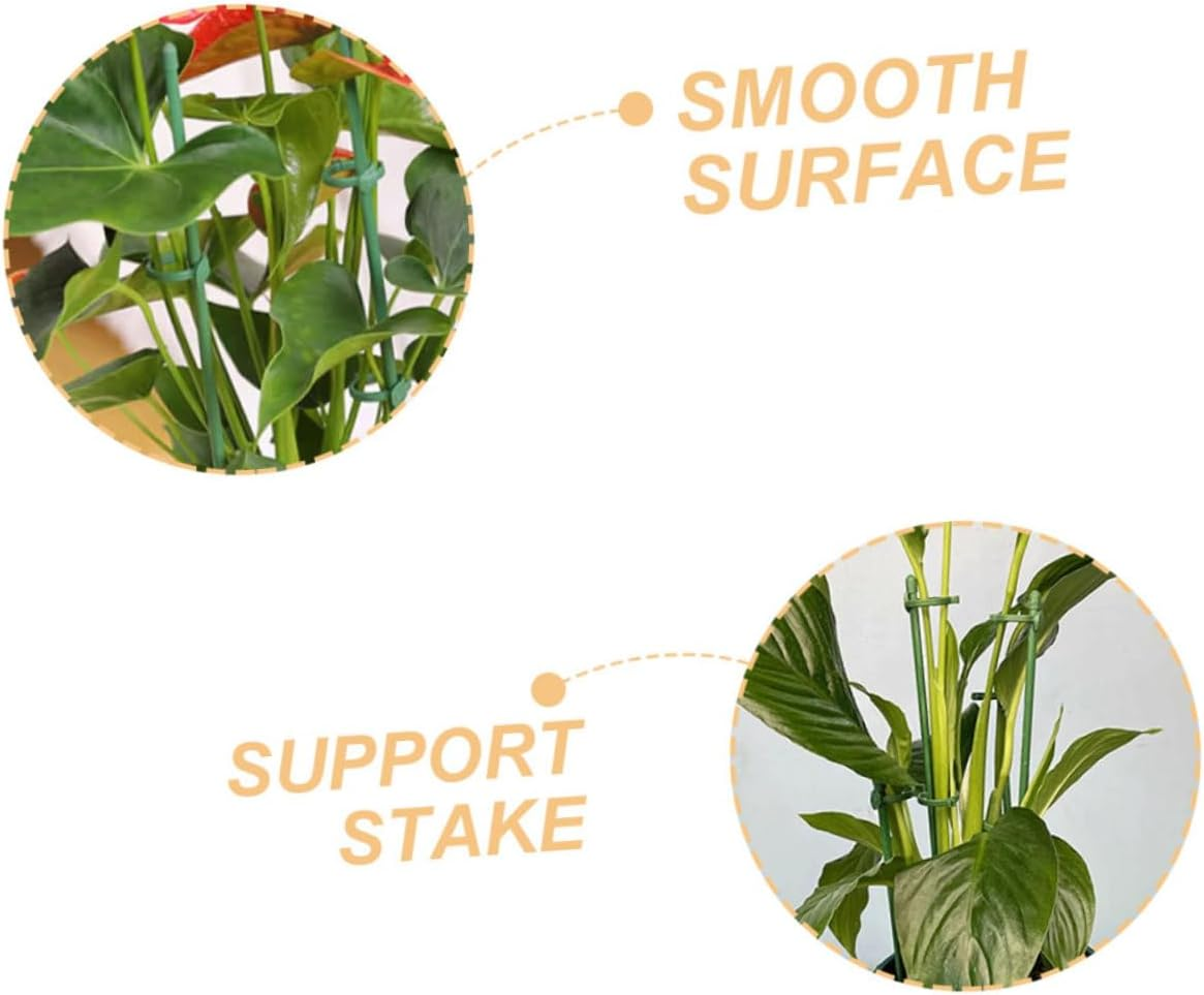 12Sets Plant Support Stakes Garden Floral Flower Support Stake Plant Stem for Healthy Growth for Gardening image number 6