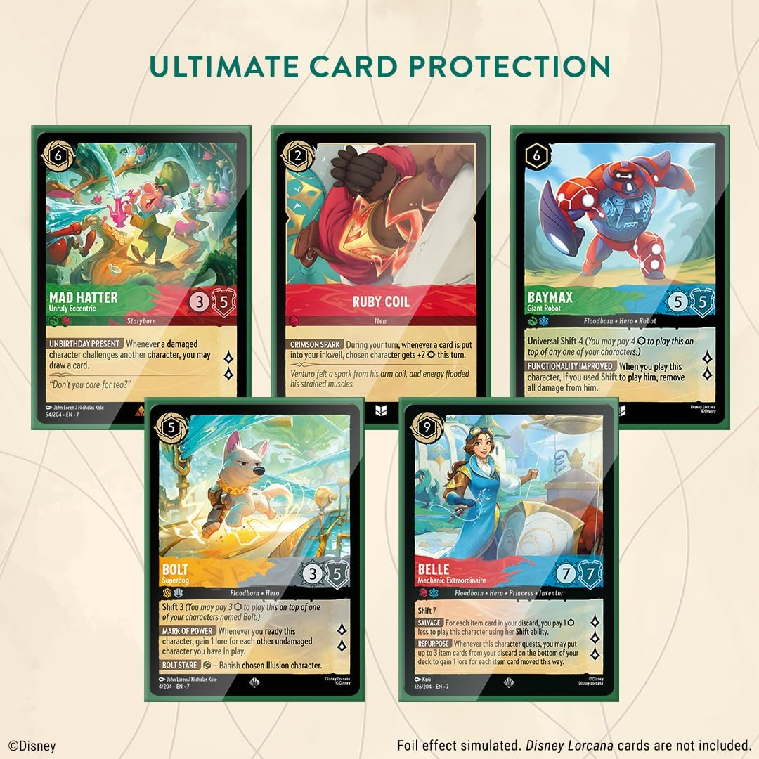 Ravensburger Disney Lorcana S7 Archazia'S Island Sleeves: Ursula &ndash; Deceiver of All image number 2