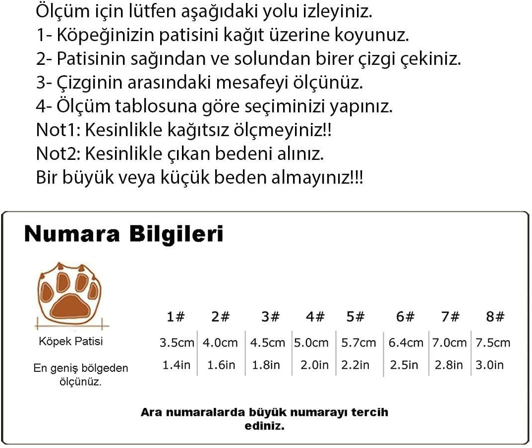 TRUE LOVE Dog Shoes Waterproof Anti-Slip Rain Boots with Reflective TLS3961 (Black,1#) image number 6