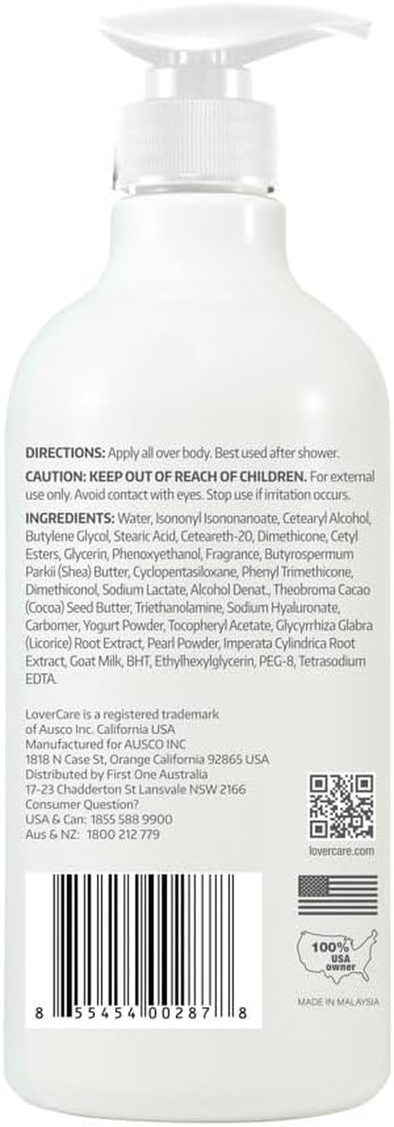 Combo Pack - Lovercare Goat'S Milk Body Wash with Pearl Powder 1200 Ml - Hand & Body Lotion Pearl Powder 800Ml image number 5