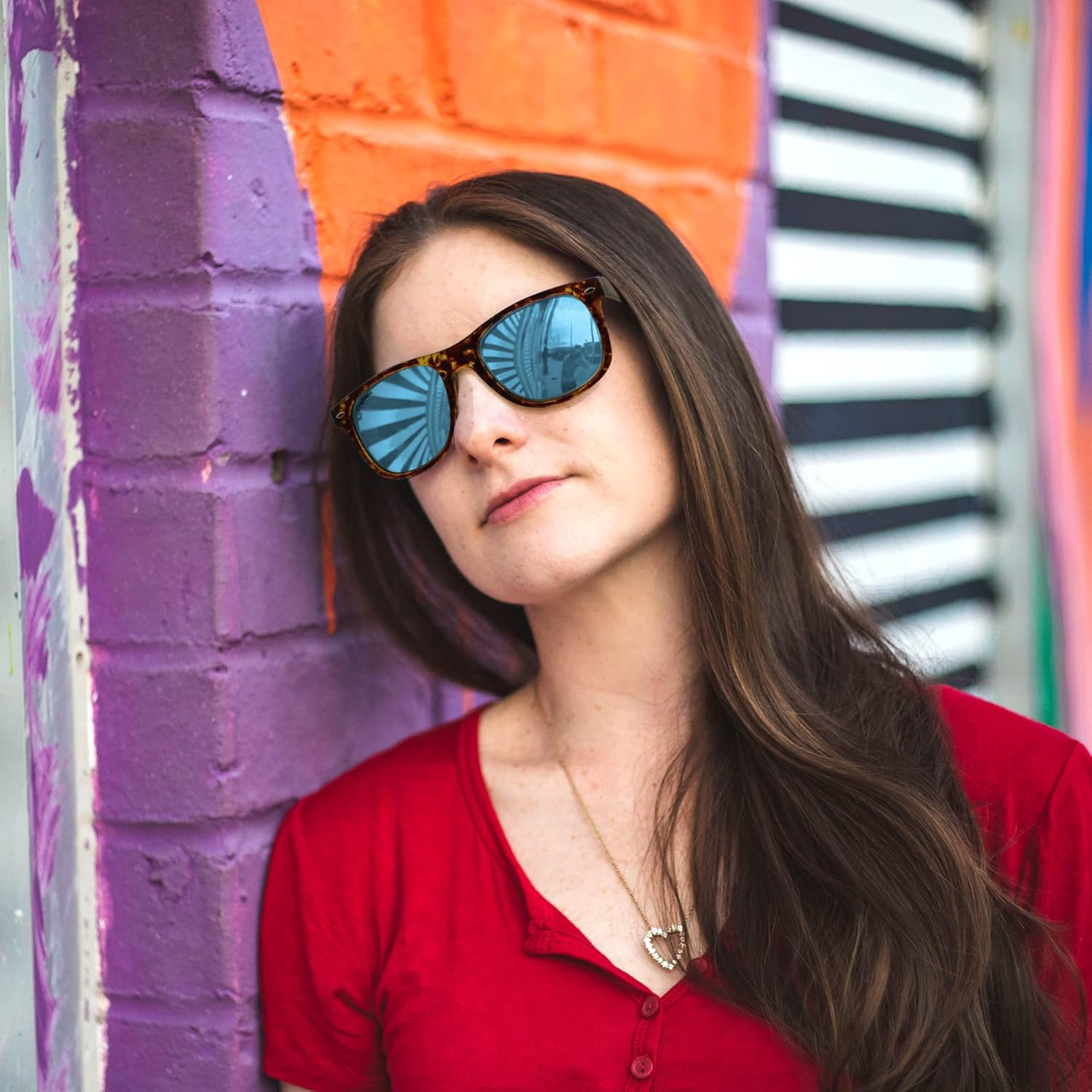 Craftman Classic Rectangle Polarized Sunglasses for Women and Men for Hiking Traveling and Gift image number 2