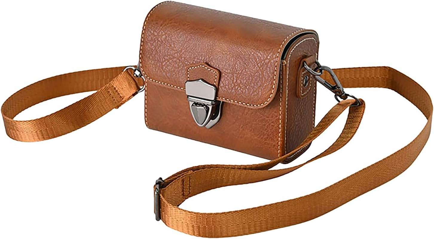 VOVMOEYA Camera Case for Canon Powershot Sx740/Sx730/Sx720,Retro PU Case for Canon G7X Mark III/G7X Markii/G7 X,Case for Sony RX100 Series,For Ricoh GR Iiix/Gr Iii/Grii/Gr,Three Carrying Methods,