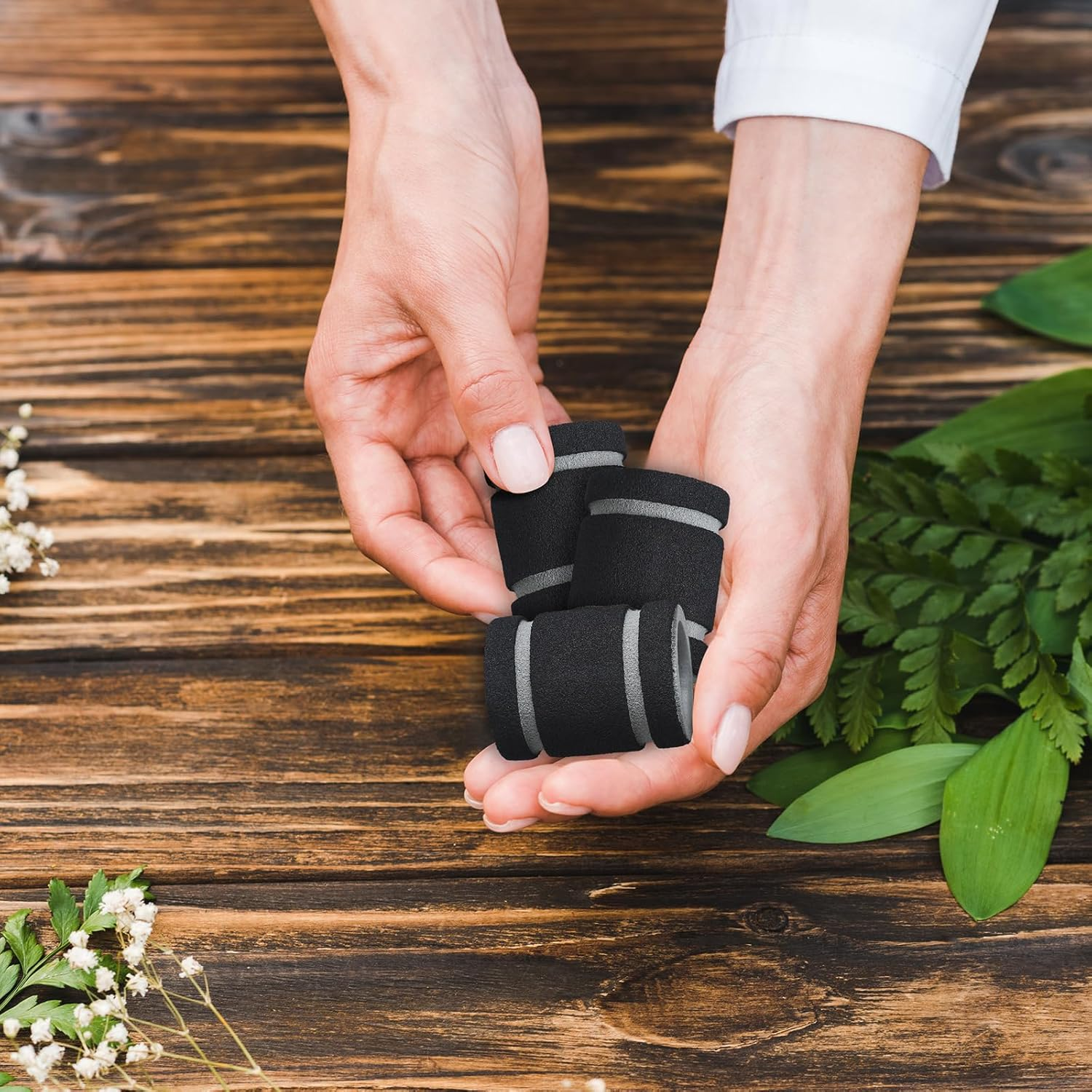 Halloscume 36 Pcs Tattoo Grip Cover Foam Grip Covers for Tattoo Pen Tattoo Tube Grips Expands to 1 Inch-1.5 Inch image number 2