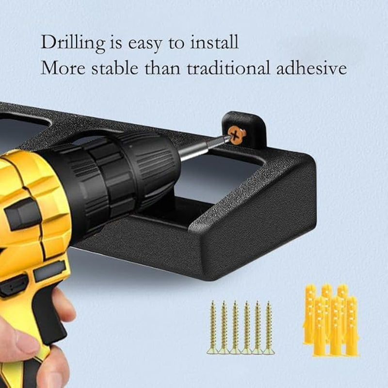 2 Set Vertical Fishing Rod Holders - Wall Mounted Storage with 6 Holders/Ea - Pole Organizer Tackle Racks for Room Boats - Installation Accessories Included image number 4