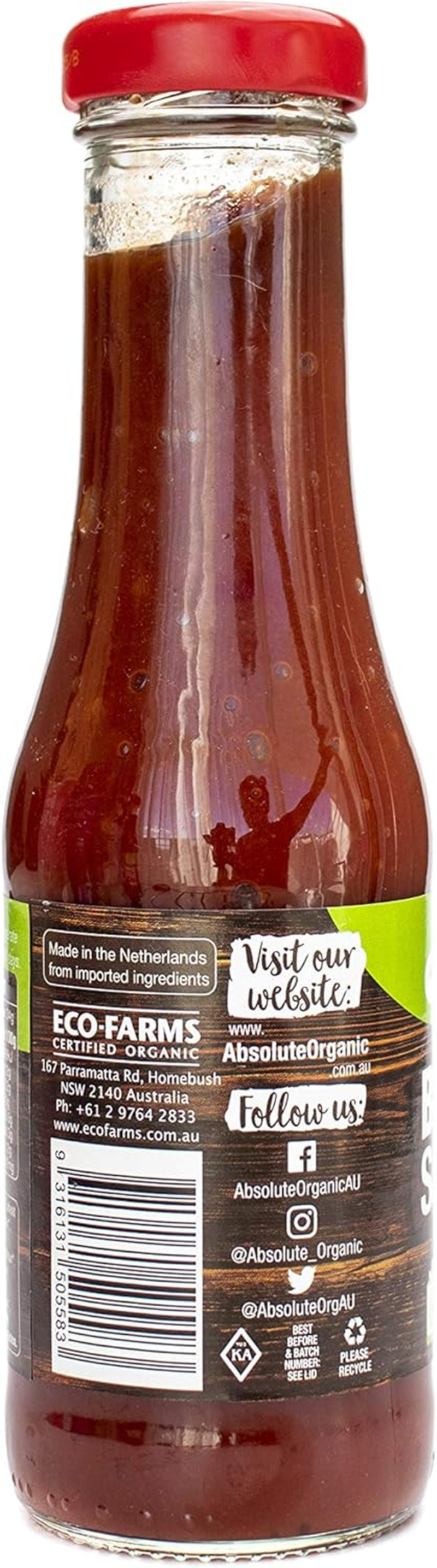 Absolute Organic BBQ Sauce, 340G image number 1