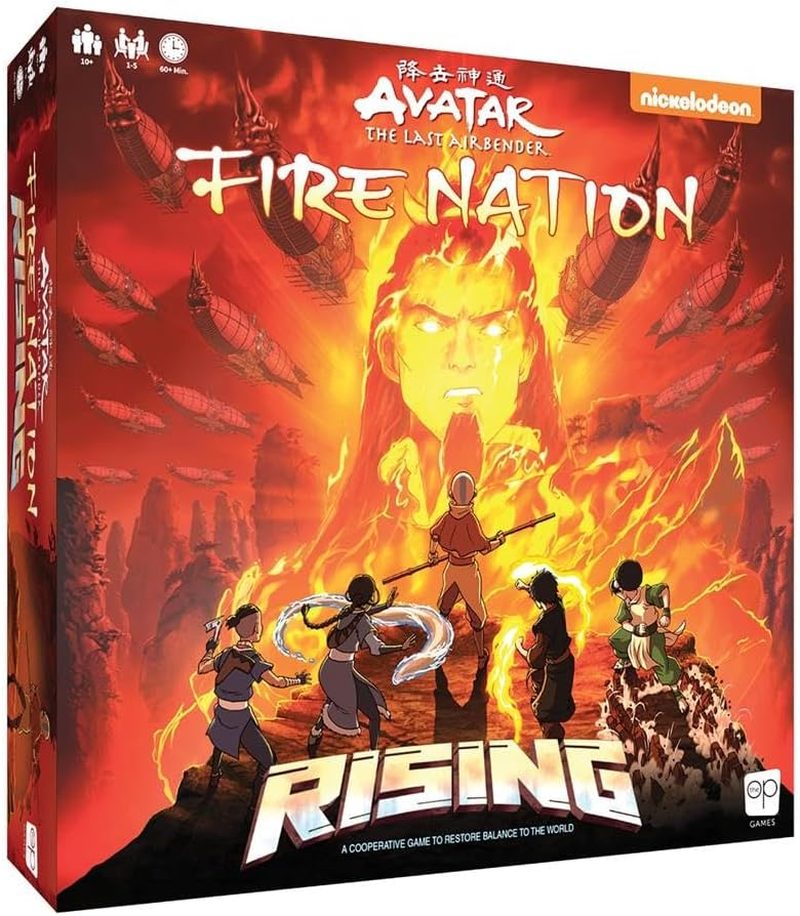 Usaopoly Avatar the Last Airbender Fire Nation Rising Board Game for 1-5 Players, Ages 12+ image number 1