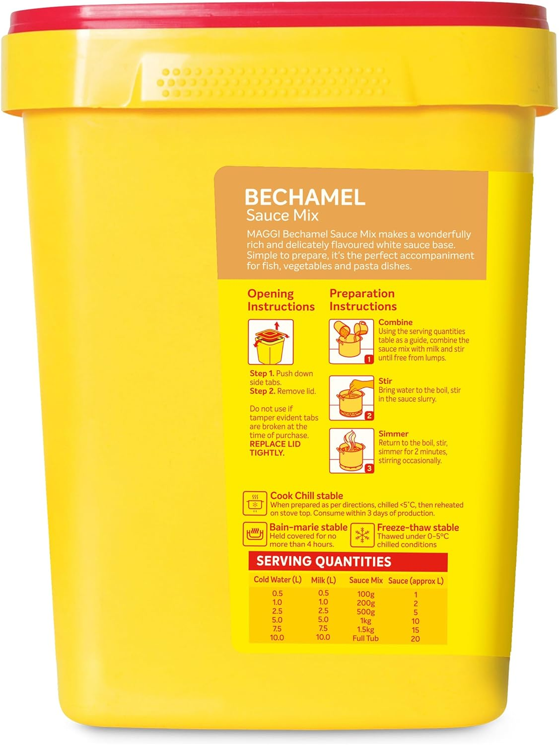 Nestle Maggi Mix Bechamel Sauce 2 Kg image number 1