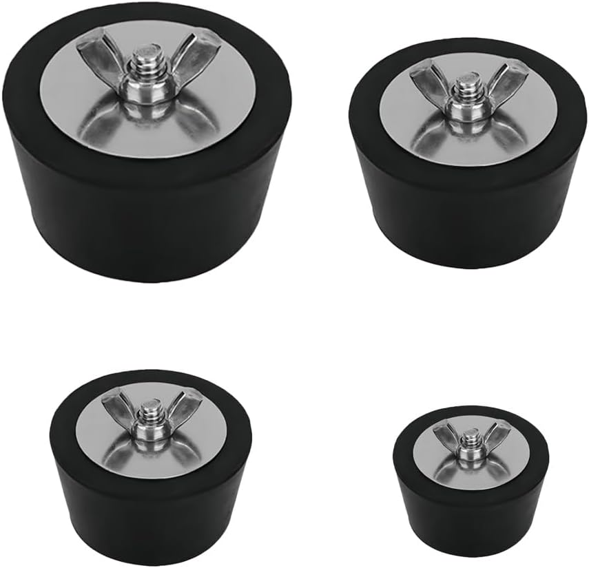 4 Size Pool Winterizing Plugs,Pool Return Line Plugs,Pool Winterizing Plug Pool,Rubber Hole Stoppers,Plug for Inground for Inground Pool above Ground Pool(25Mm+32Mm+38Mm+51Mm) image number 1