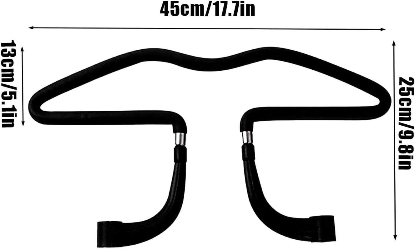 AIMALL Car Clothes Hanger for Headrest &ndash; Stainless Steel Back Seat Coat Rack, Wrinkle-Free Garment Organizer Hook, Space-Saving Car Suit Hanger, 17.7X9.8In