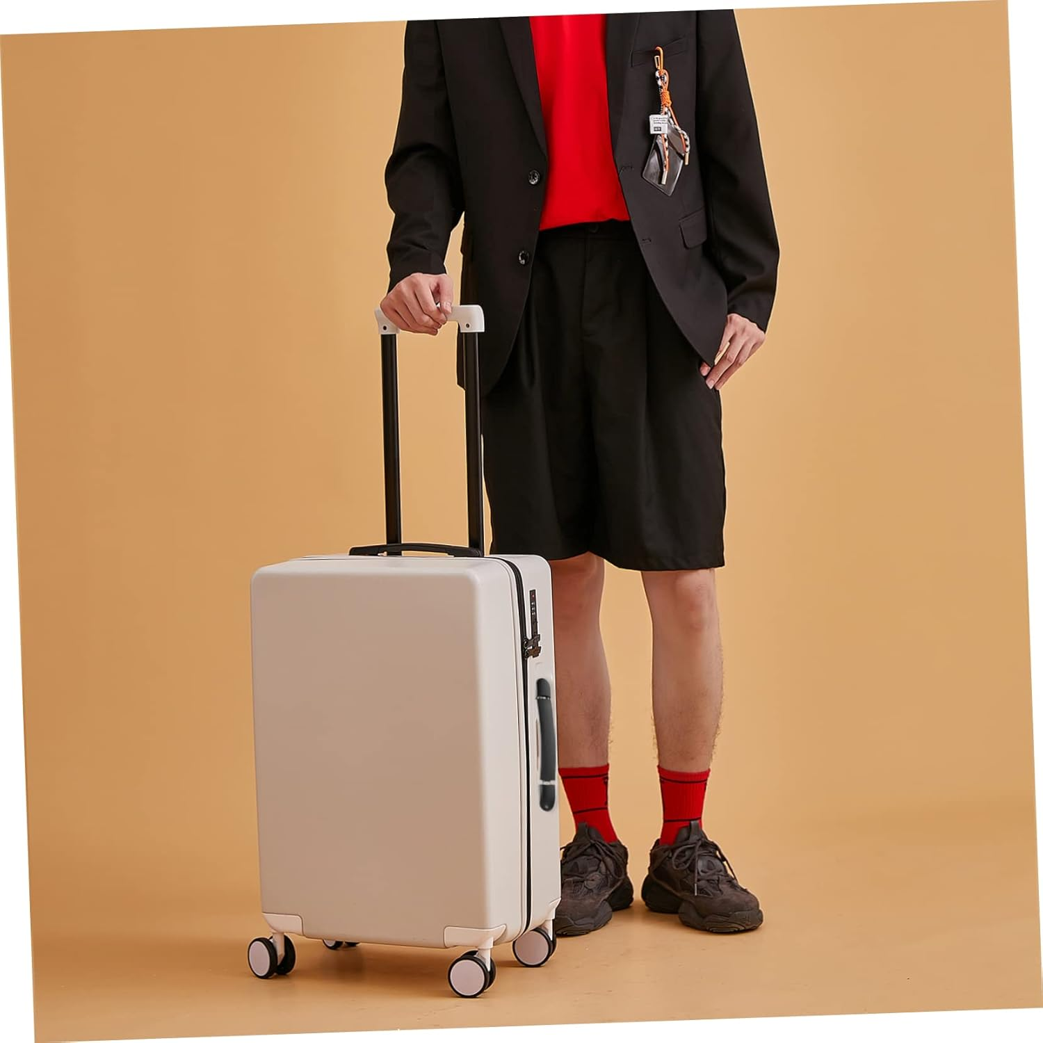 COHEALI 2Pcs Plastic Handle Replacement for Travel Suitcase Luggage Case Grip Handle Suitable for Carry Travel Bag and Suitcase image number 5