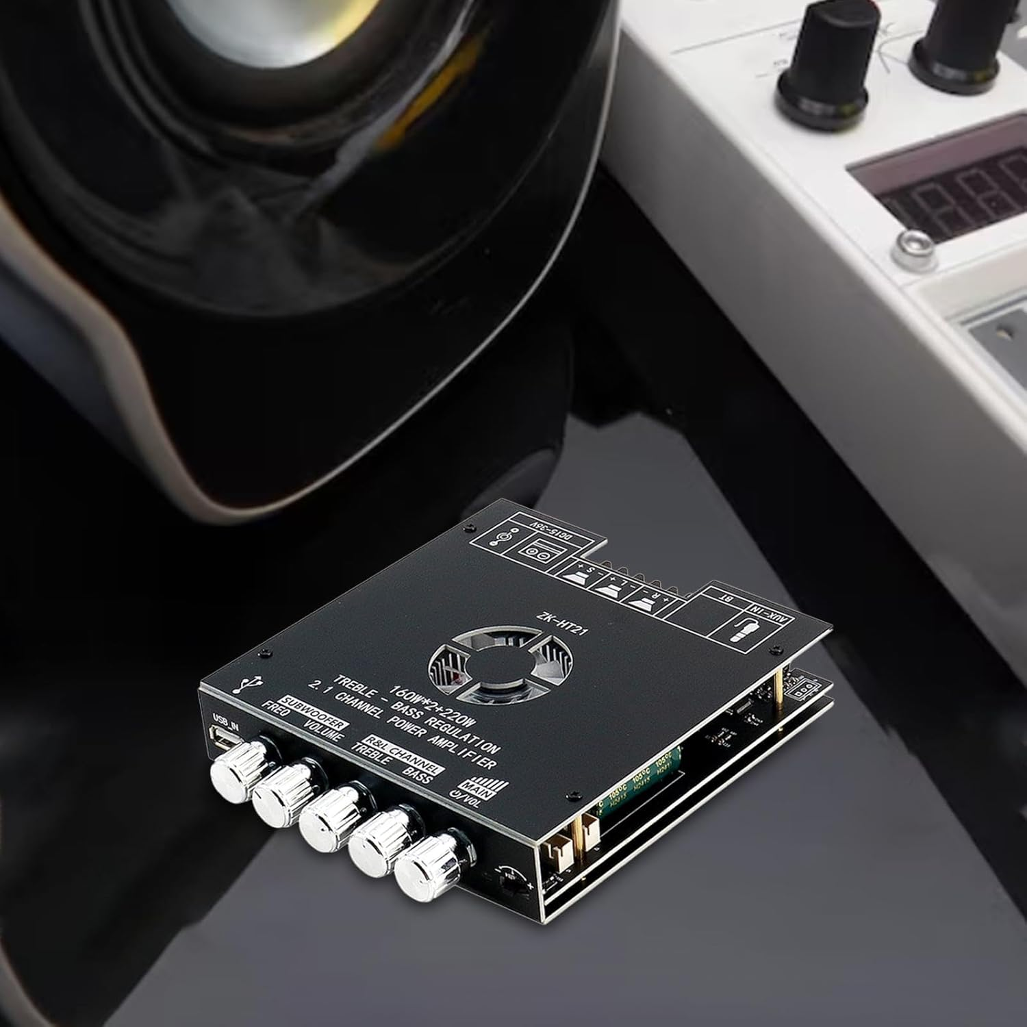 Bluetooth Amplifier Board 160Wx2+220W with Subwoofer for DIY Home Speakers Stereo 2.1 Channel Audio Power Amplifier Module image number 3