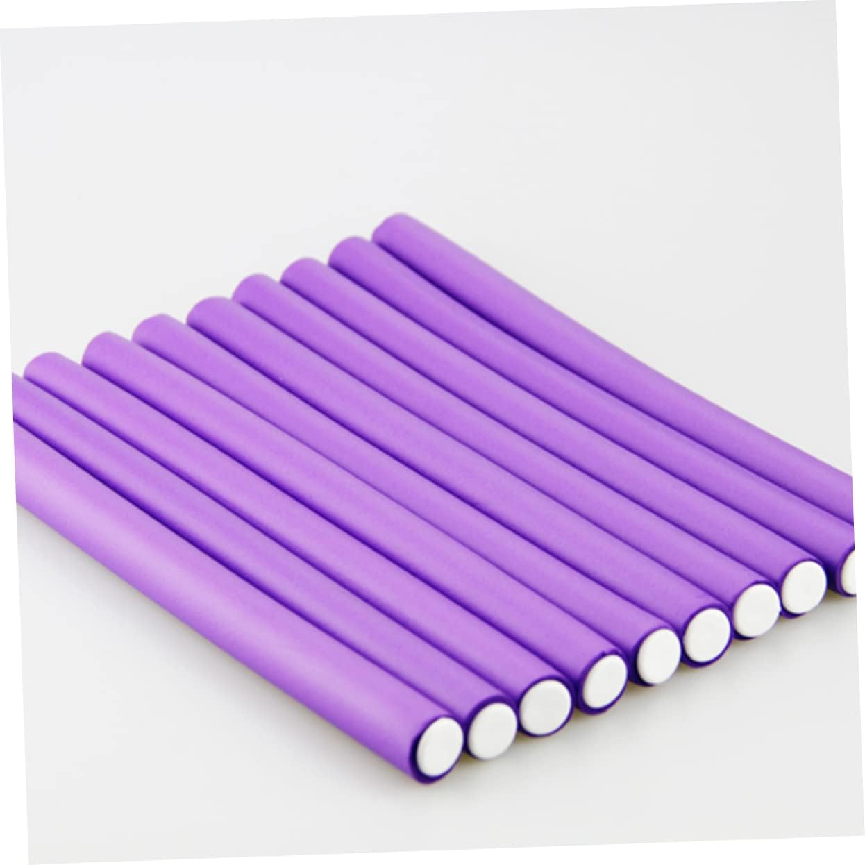 DECHOUS 20Pcs Hair Curling Flex Rods Spiral Curl Sticks Heatless Cold Wave Hair Rollers Multifunctional Styling Tool with Random Colors Random Color image number 6