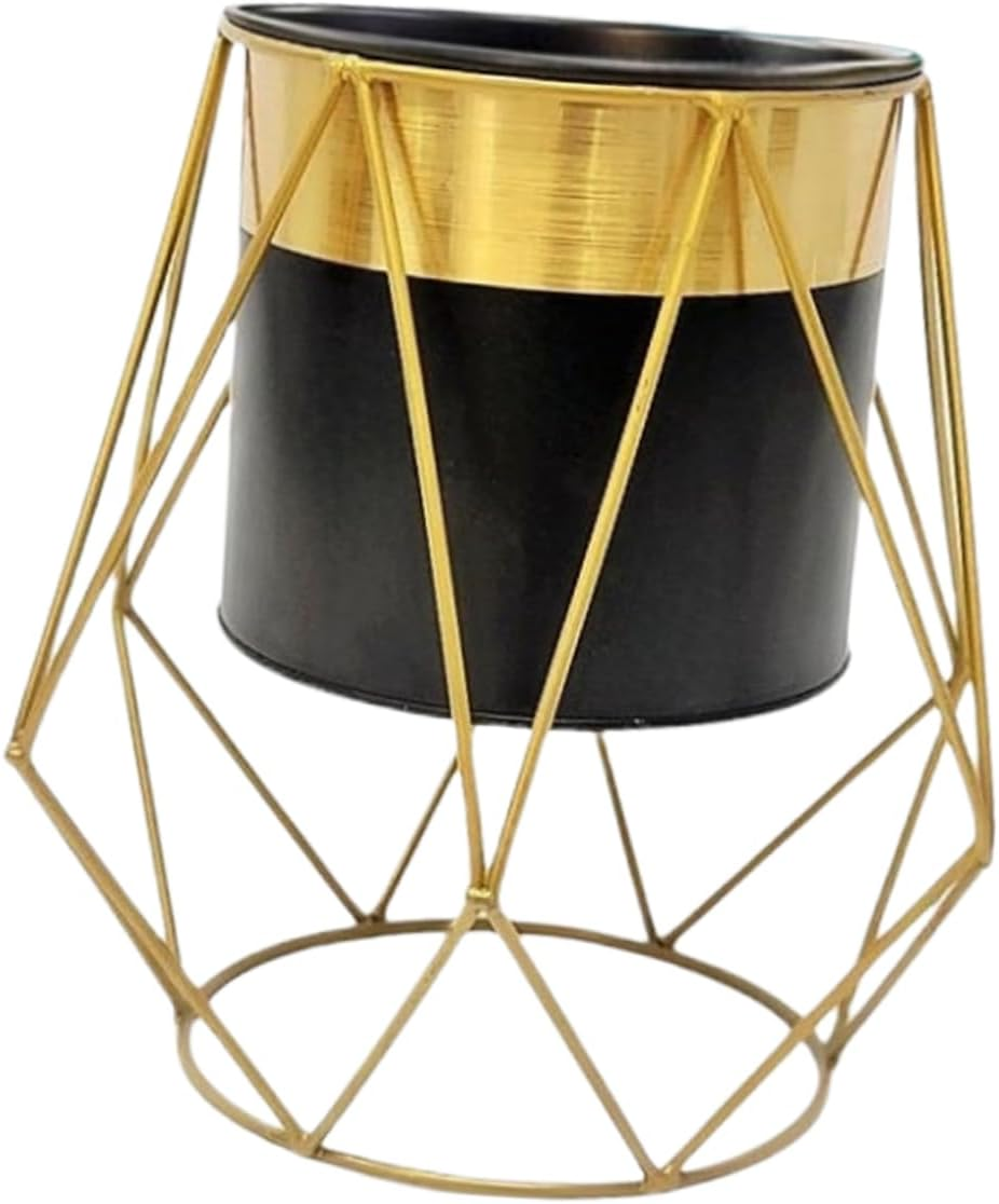 Sosoport Nordic Flower Stand Plant Stands Indoor Flower Pot Balcony Flowerpot Indoor Flowerpot Office Planter Office Supply image number 3