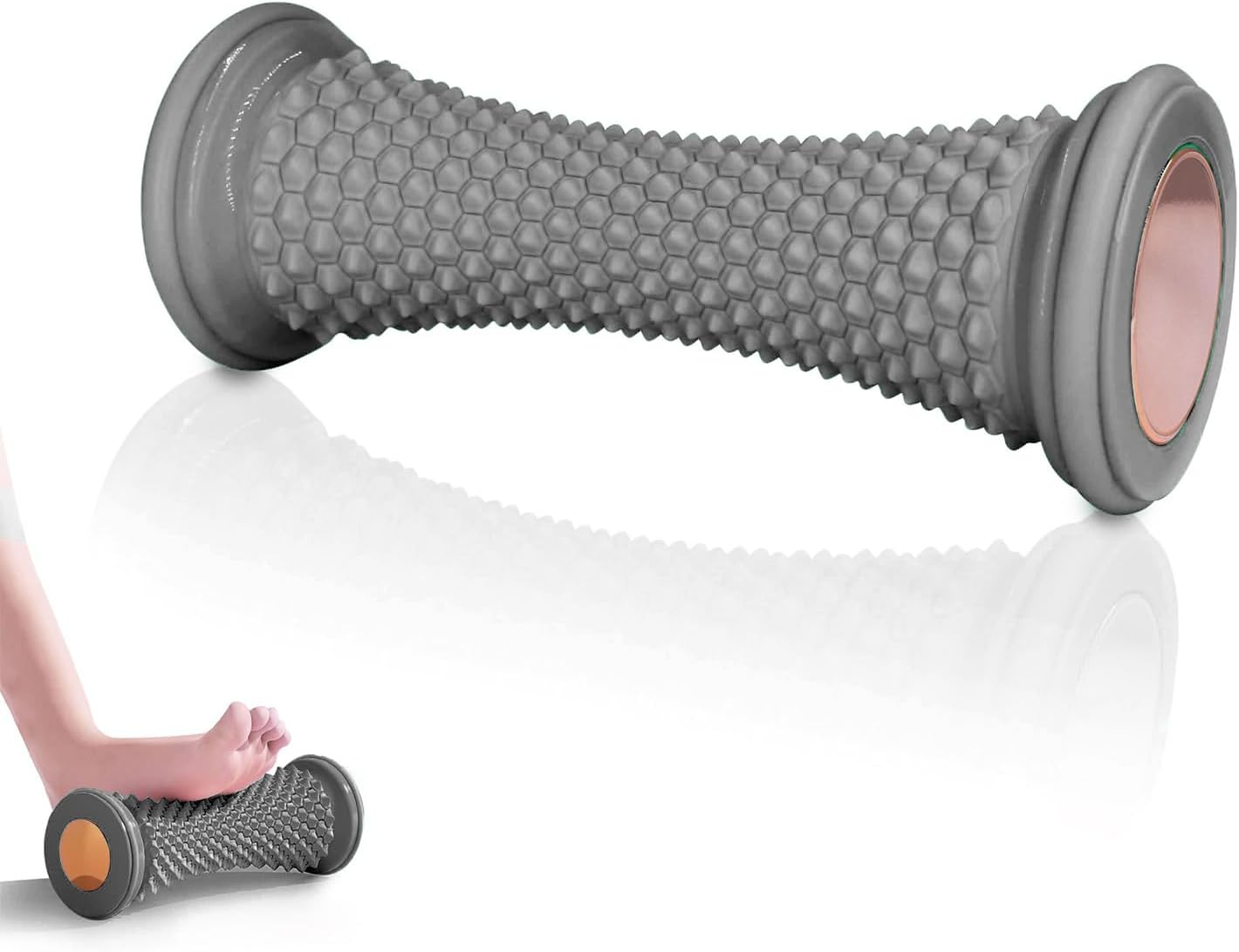 Foot Massage Roller for Plantar Fasciitis, Foot Massager for Pain Relief, Heel Spurs, Arch Pain, Portable Massage Therapy Tool to Improve Circulation for Home, Office, Travel