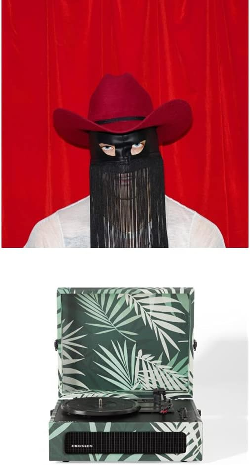 Crosley Voyager Turntable (Botanical Green) and Orville Peck - Pony (Vinyl) [Bundle] image number 2