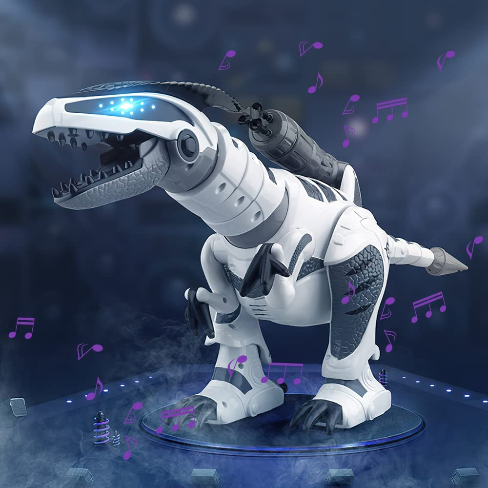 Fistone RC Robot Dinosaur Intelligent Interactive Smart Toy 2.4G Electronic Remote Robot Walking Dancing Singing with Fight Mode image number 6
