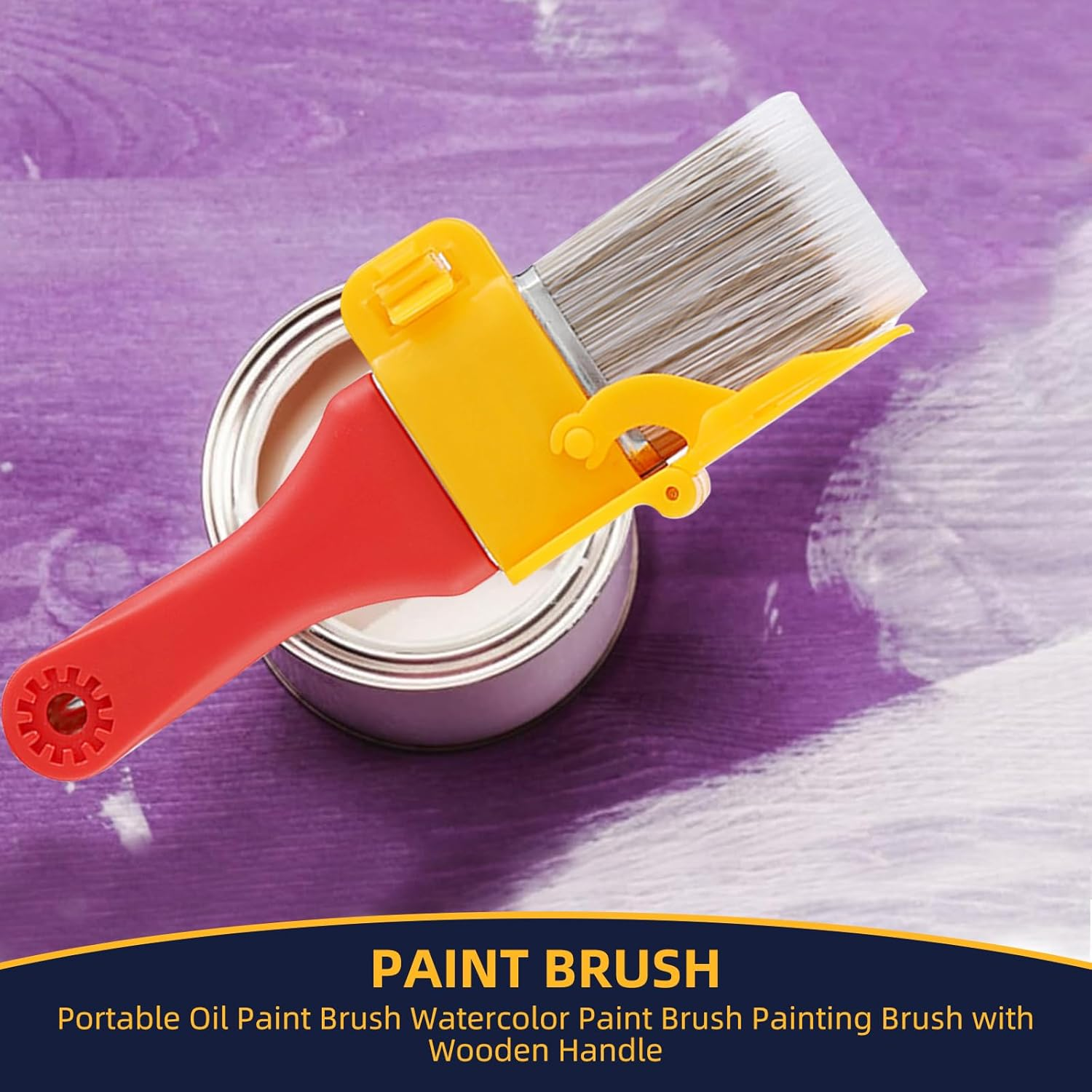 Edging Tool for Edges and Trim Paint Brush 2 Inch Paint Brush with Extension Rod for Edging and Trimming &ndash; Bristles for Clean, Sharp Lines on Windows, Doors, and Trim image number 5