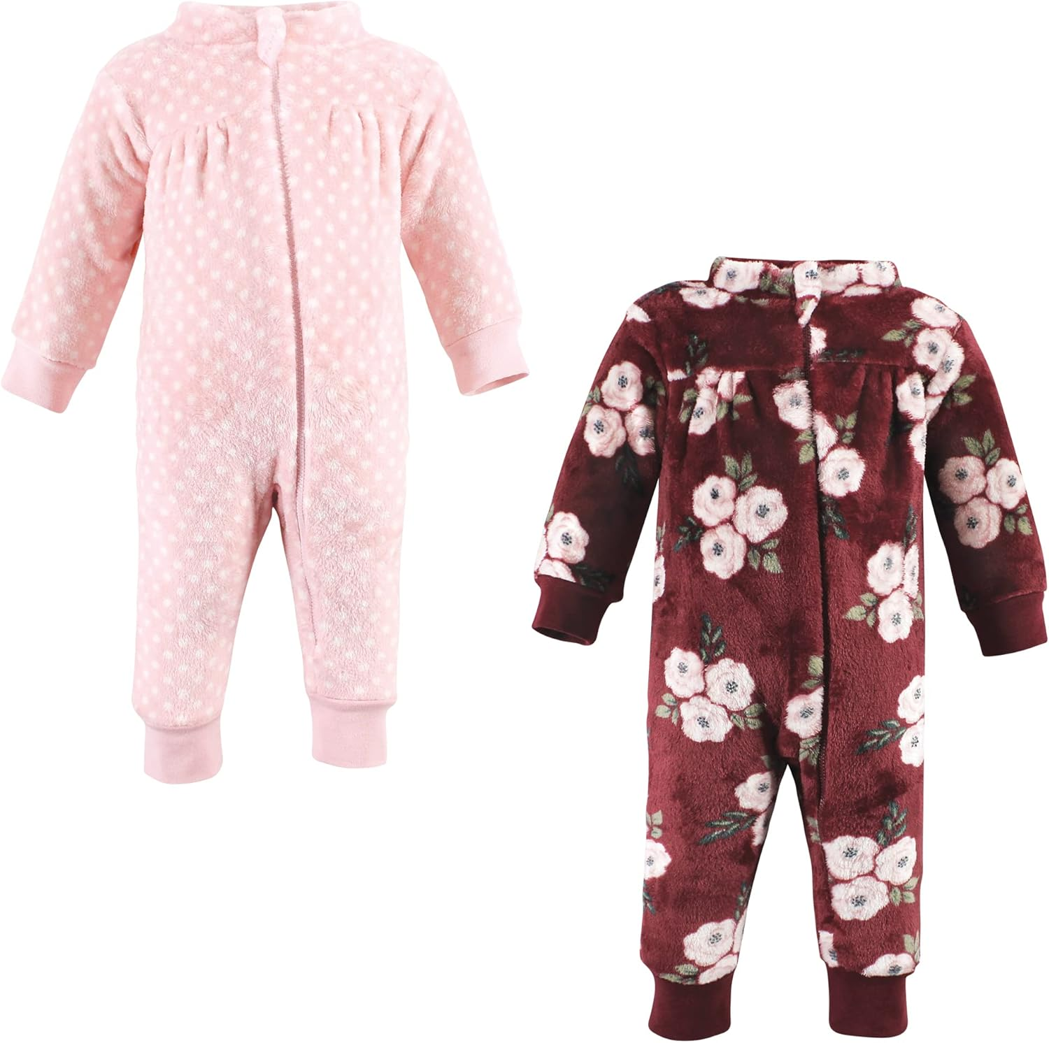 Hudson Baby Baby-Girls Plush Jumpsuits